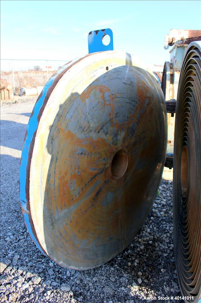 Used Alfa Laval Thermal Horizontal Spiral Heat Exchanger, Model 1H