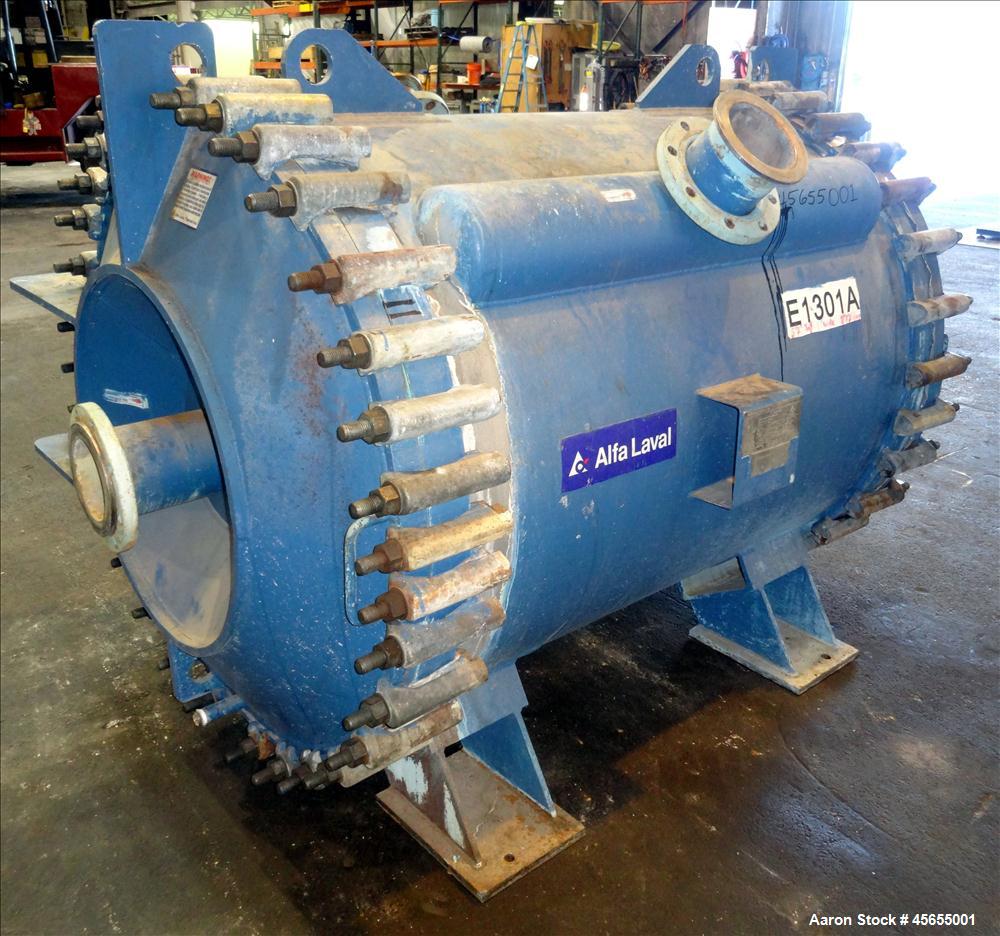 Used 1,080 Square Feet Alfa Laval Spiral Heat Exchanger.