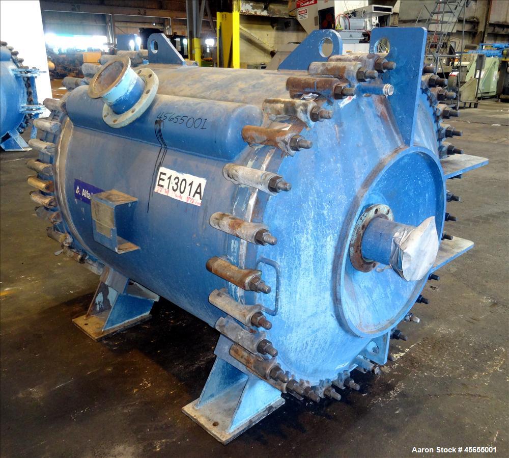 Used 1,080 Square Feet Alfa Laval Spiral Heat Exchanger.