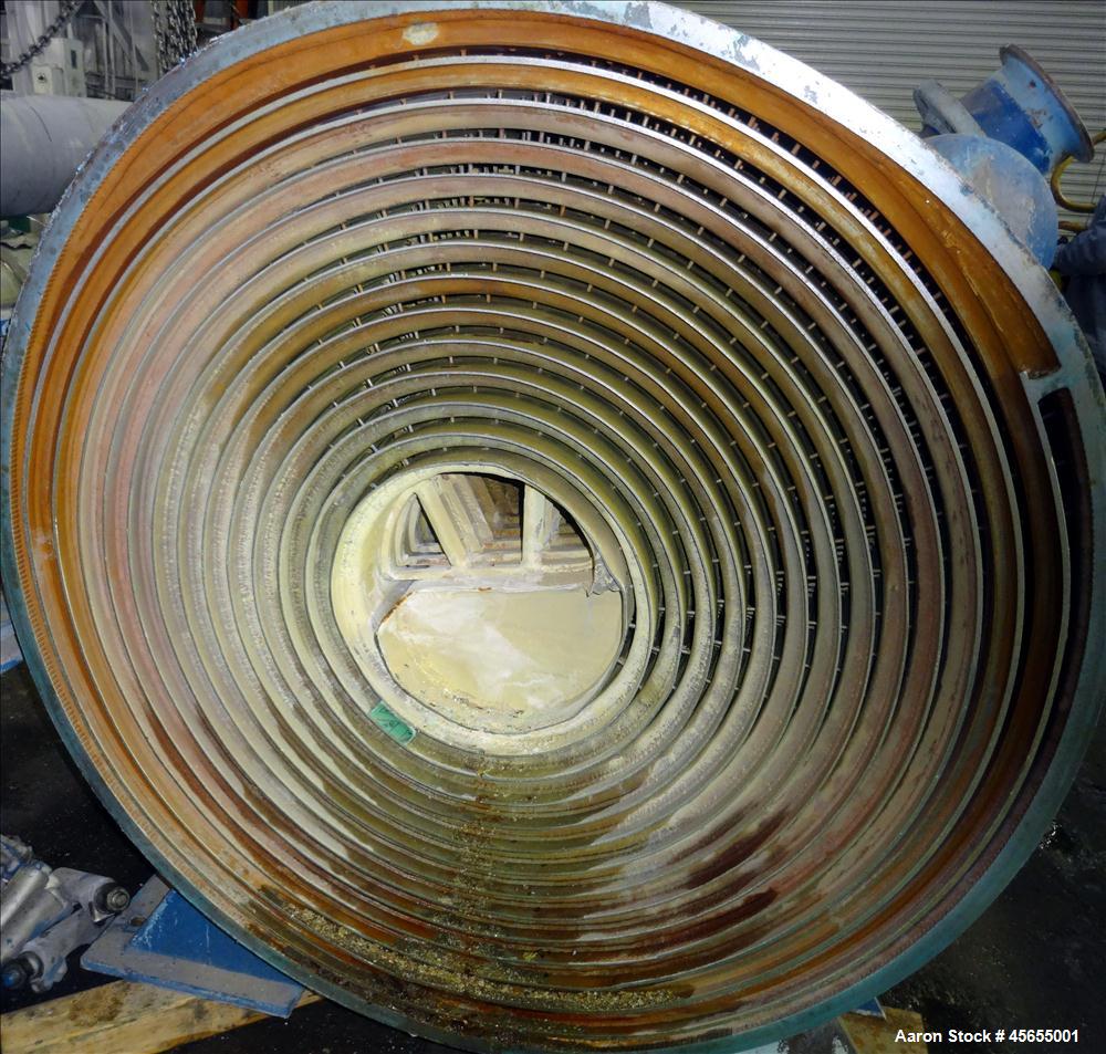 Used 1,080 Square Feet Alfa Laval Spiral Heat Exchanger.