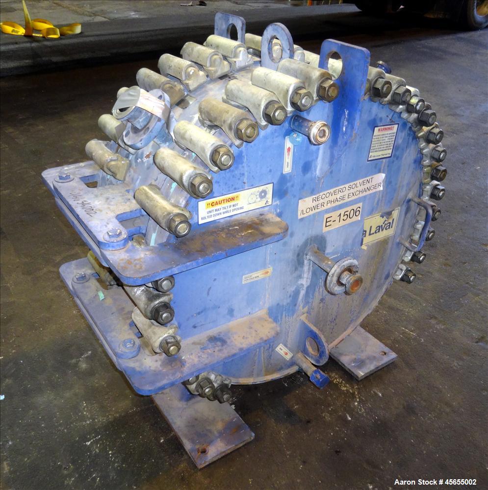 Used 190 Square Feet Alfa Laval Spiral Heat Exchanger