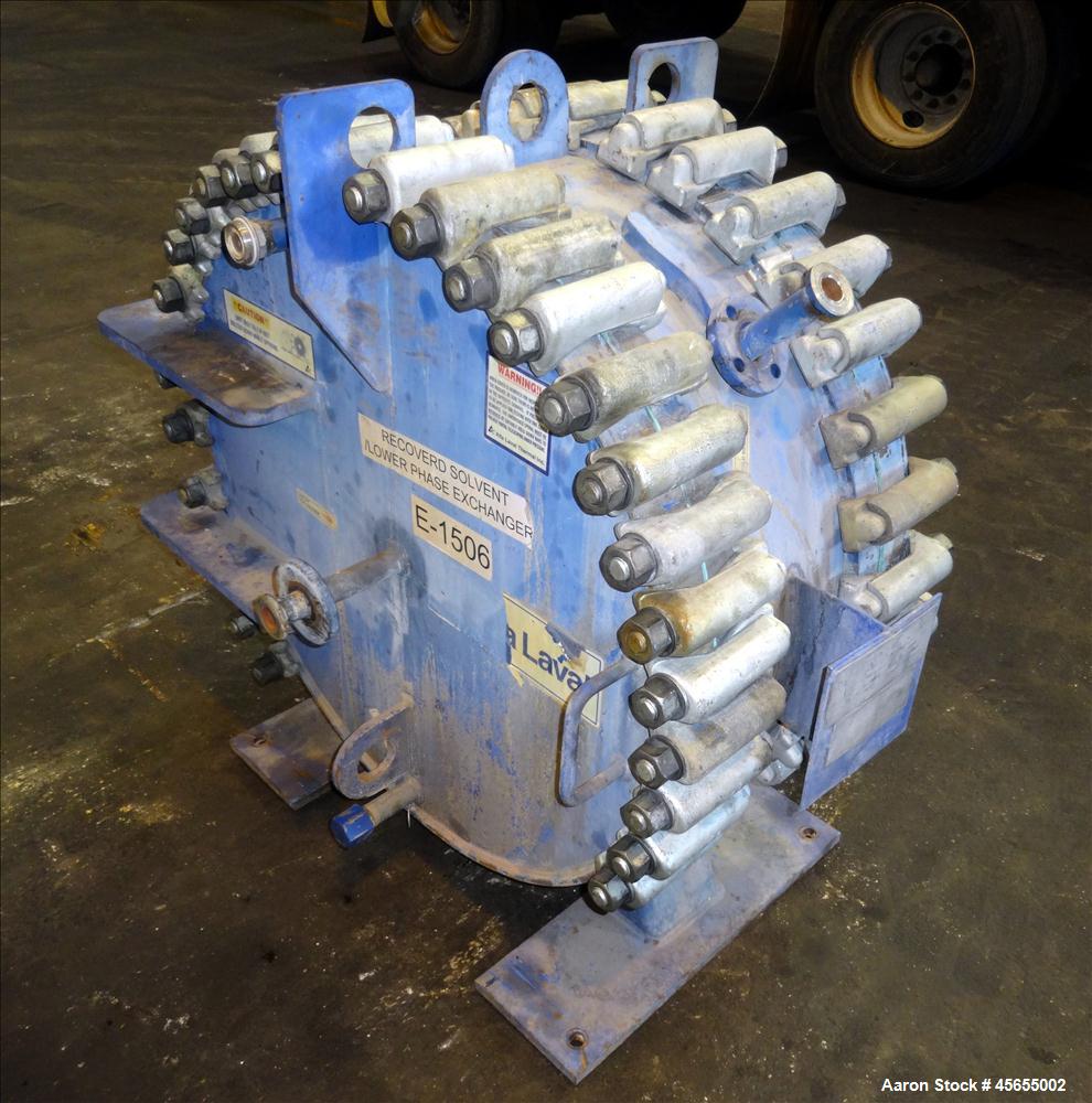 Used 190 Square Feet Alfa Laval Spiral Heat Exchanger