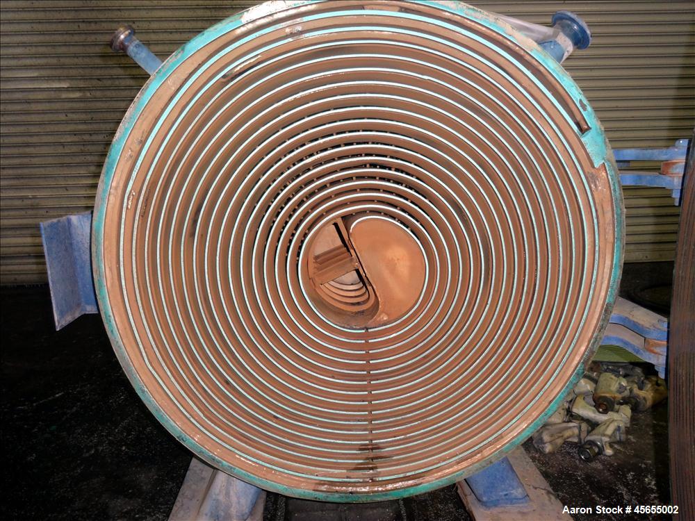 Used 190 Square Feet Alfa Laval Spiral Heat Exchanger