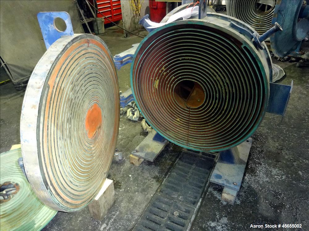 Used 190 Square Feet Alfa Laval Spiral Heat Exchanger