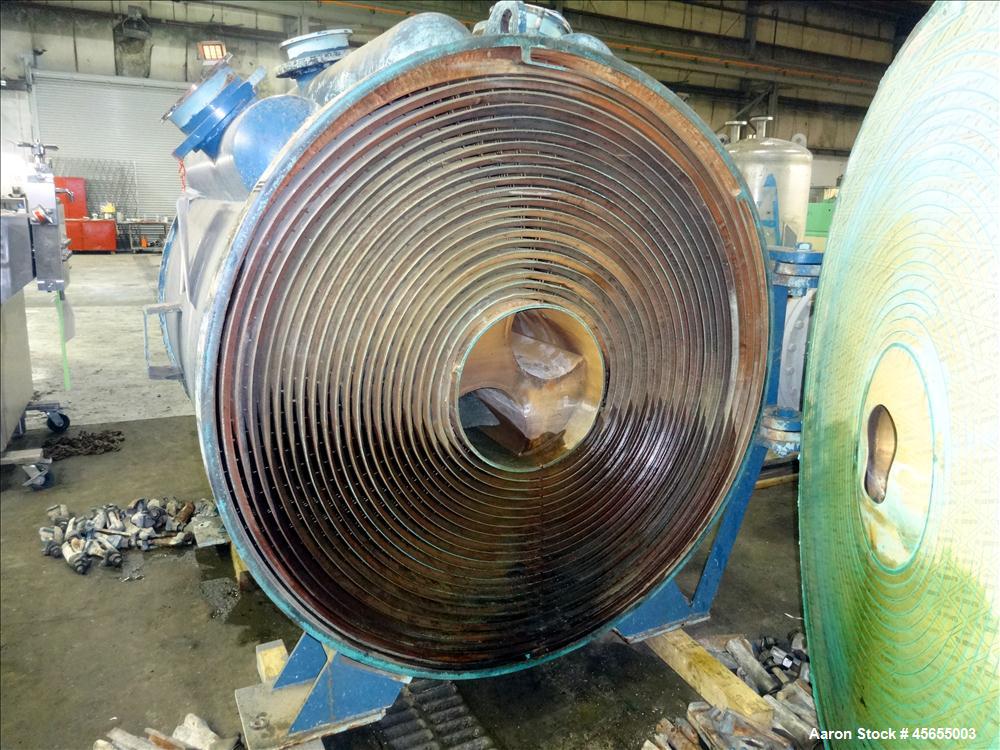 Used- 2,800 Square Feet Alfa Laval Spiral Heat Exchanger