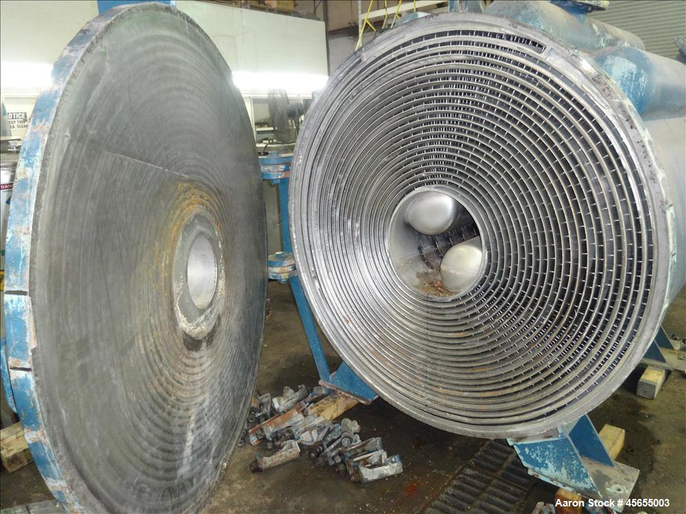 Used 2,800 Square Feet Alfa Laval Spiral Heat Exchanger