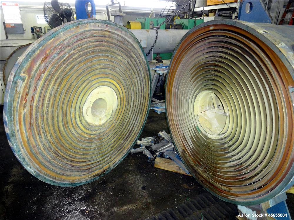 Used 1,865 Square Feet Alfa Laval Spiral Heat Exchanger