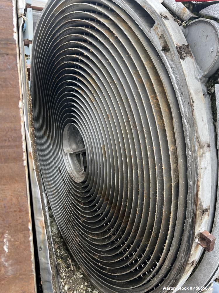 2,400 Square Feet Alfa Laval Spiral Heat Exchanger