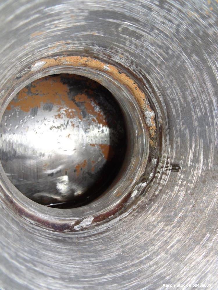 Used Alfa Laval Spiral Heat Exchanger, Type 1-H, 100 Square Feet Area.