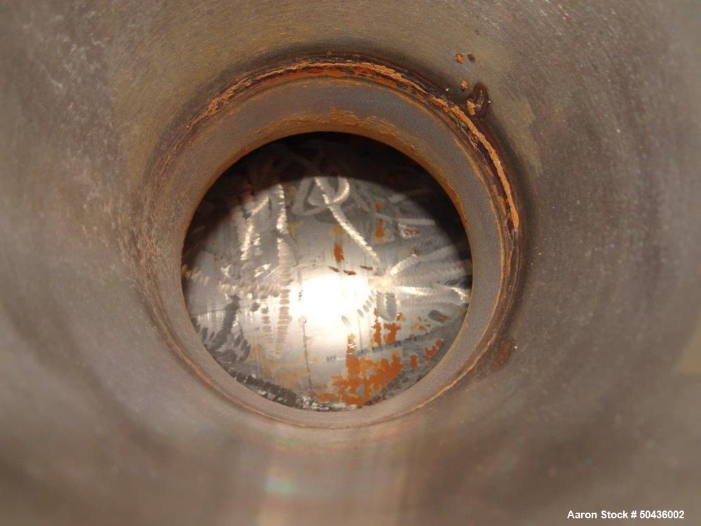 Used Alfa Laval Spiral Heat Exchanger, Type 1-H, 100 Square Feet Area.