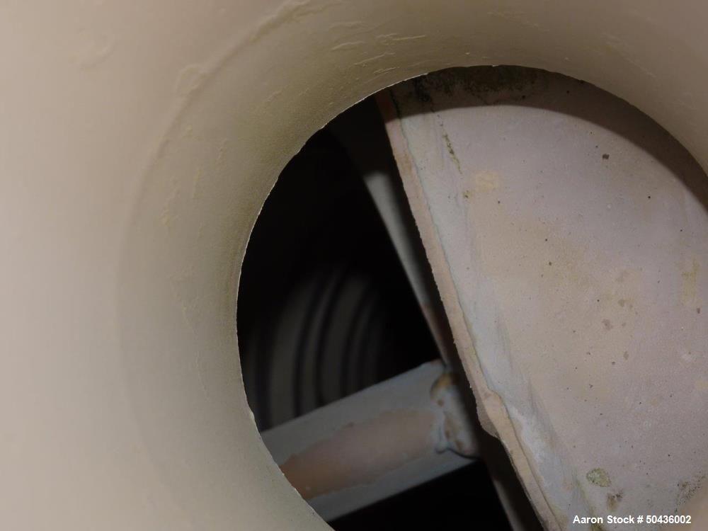 Used Alfa Laval Spiral Heat Exchanger, Type 1-H, 100 Square Feet Area.