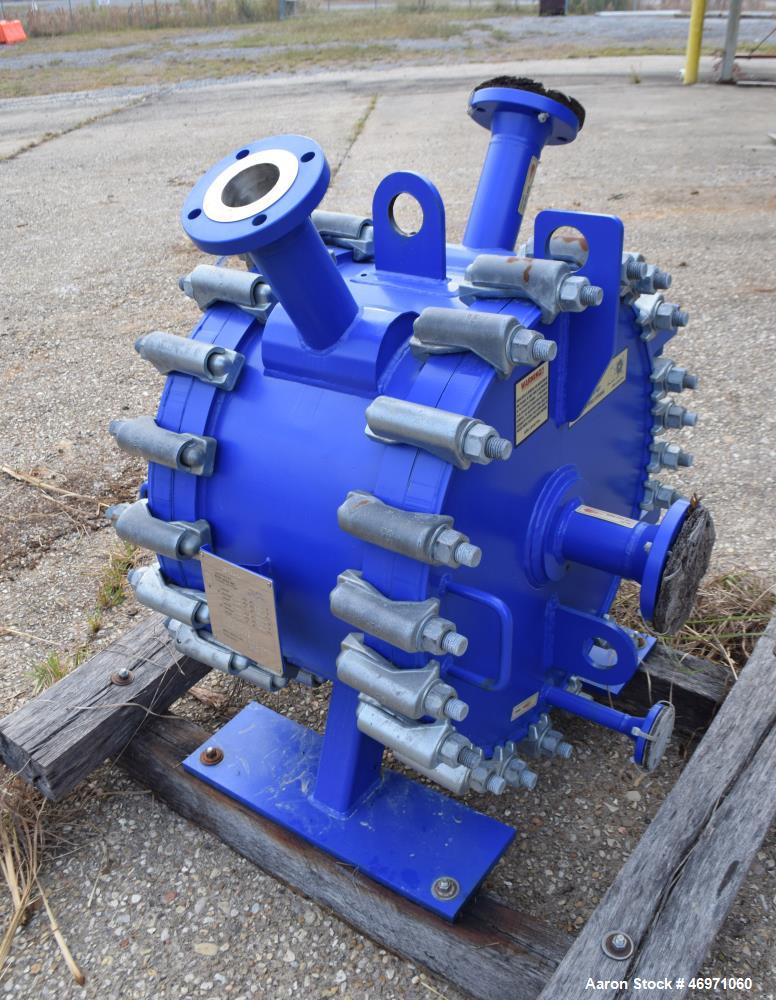 Unused- Alfa Laval Spiral Heat Exchanger, 123 Square Feet, Model 1H-L-1T.