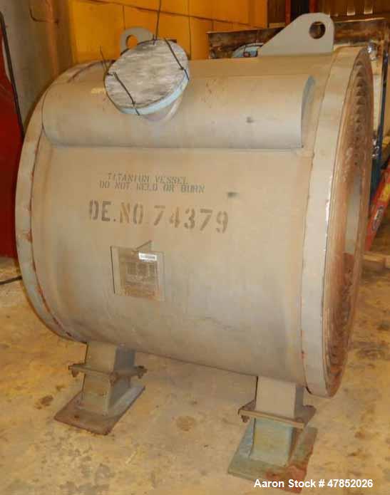 Used Alfa Laval Titanium Spiral Heat Exchanger, Model 1H-L-1T.