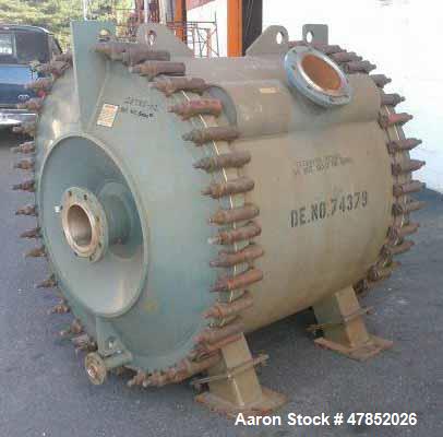 Used Alfa Laval Titanium Spiral Heat Exchanger, Model 1H-L-1T.