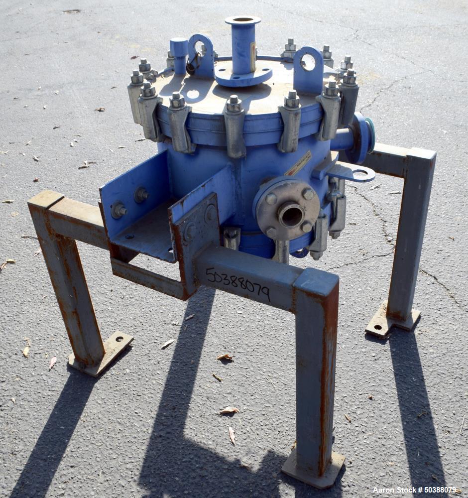Used Alfa Laval Spiral Heat Exchanger, 50 Square Feet, Model 1H-L-1T