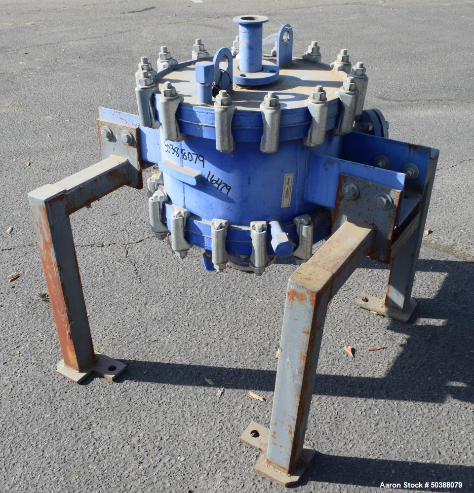 Used Alfa Laval Spiral Heat Exchanger, 50 Square Feet, Model 1H-L-1T