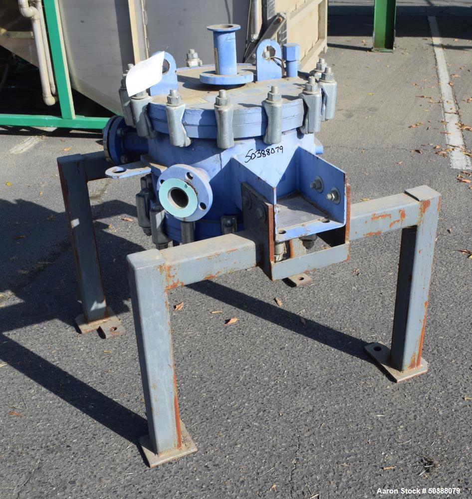 Used Alfa Laval Spiral Heat Exchanger, 50 Square Feet, Model 1H-L-1T