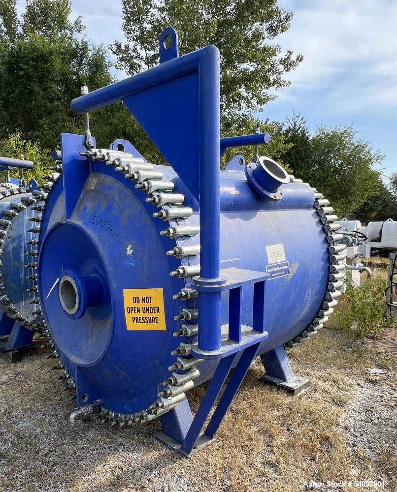 Used Alfa Laval 1H-L-1W Spiral Heat Exchanger – 2160 Sq Ft Surface
