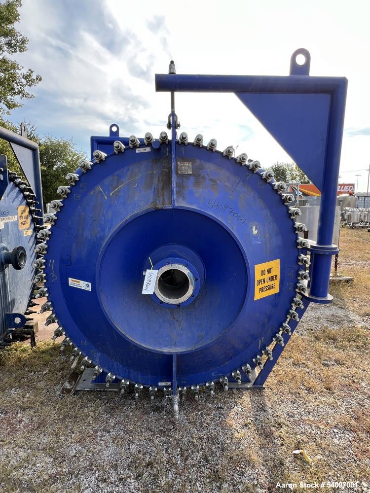 Used Alfa Laval 1H-L-1W Spiral Heat Exchanger – 2160 Sq Ft Surface