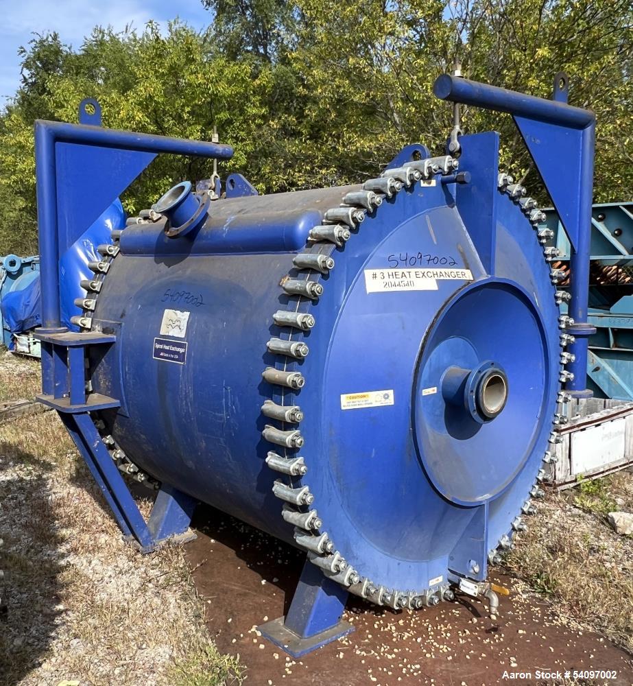 Alfa Laval Spiral Heat Exchanger for Sale – 100 PSI | 3200 Sq Ft
