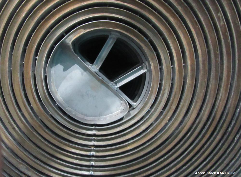 Used Industrial Spiral Heat Exchanger by Alfa Laval – Model 1H-L-1W– 1000 Sq Ft