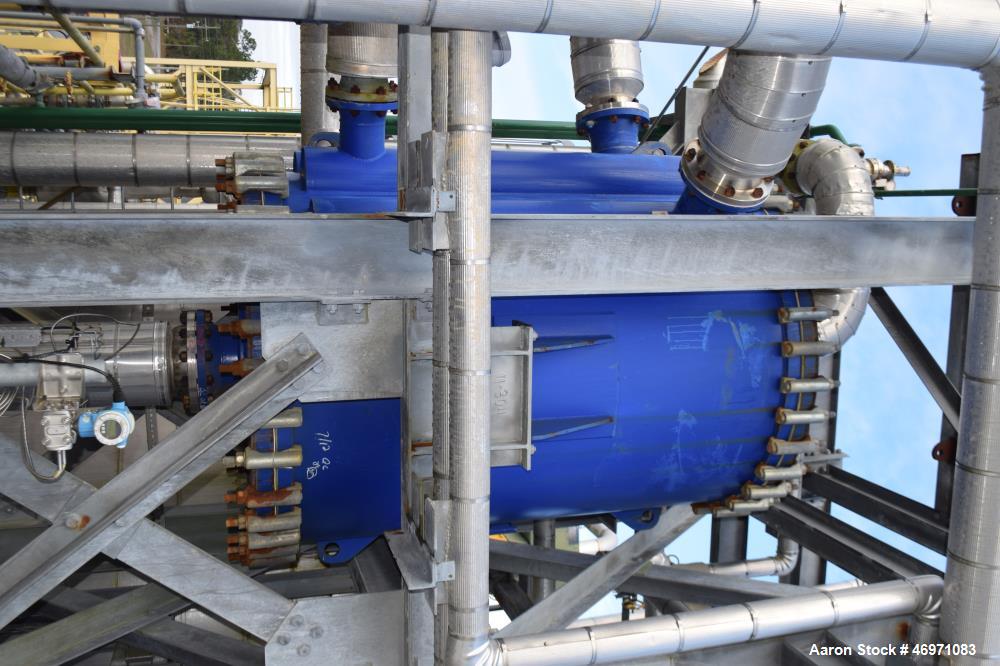 Used Alfa Laval Spiral Heat Exchanger, Model 1V-L-2C