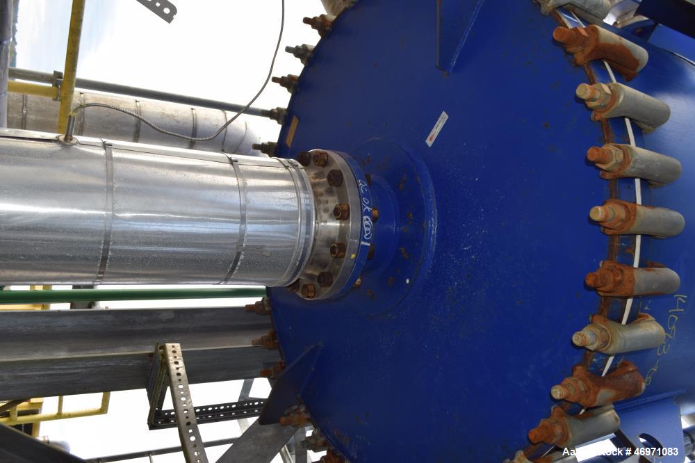 Used Alfa Laval Spiral Heat Exchanger, Model 1V-L-2C