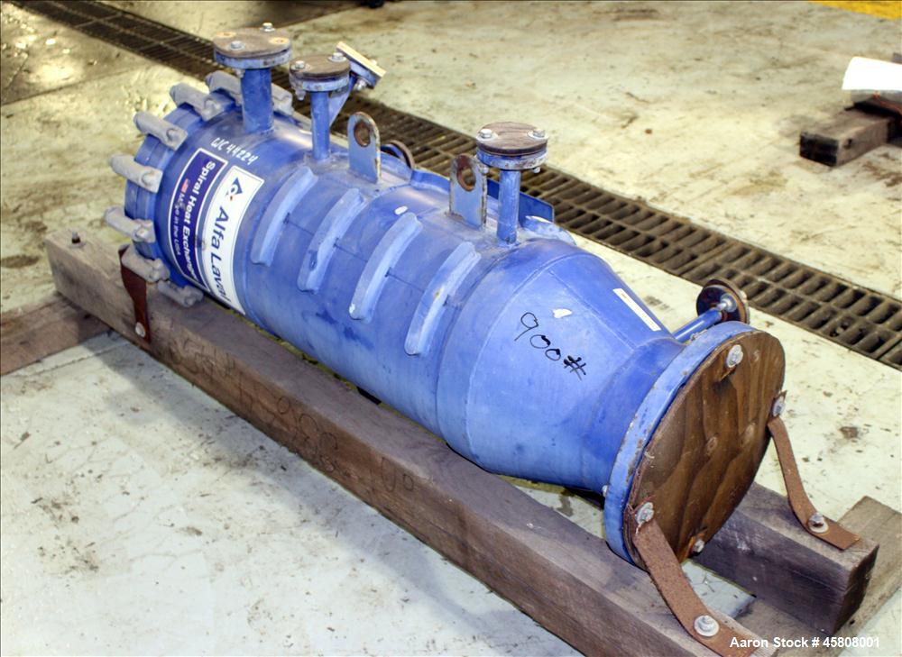 Used Alfa Laval Spiral Heat Exchanger, Type 2-VH