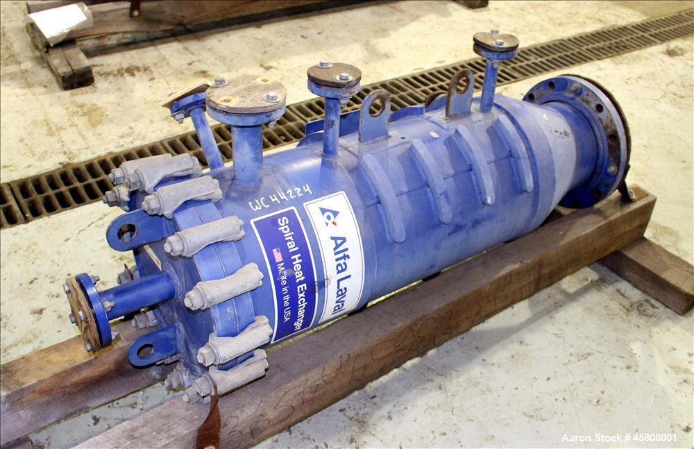 Used Alfa Laval Spiral Heat Exchanger, Type 2-VH