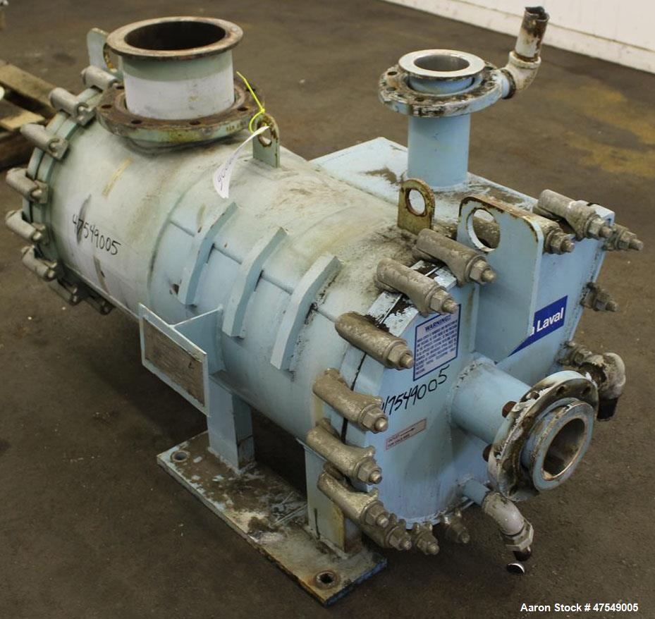 Used Alfa Laval Thermal Horizontal Spiral Heat Exchanger, Model 3-H, 50 Square