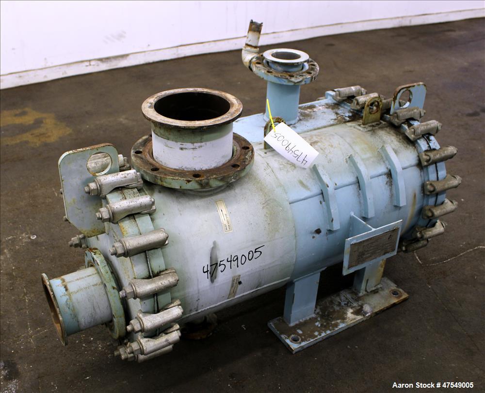 Used Alfa Laval Thermal Horizontal Spiral Heat Exchanger, Model 3-H, 50 Square