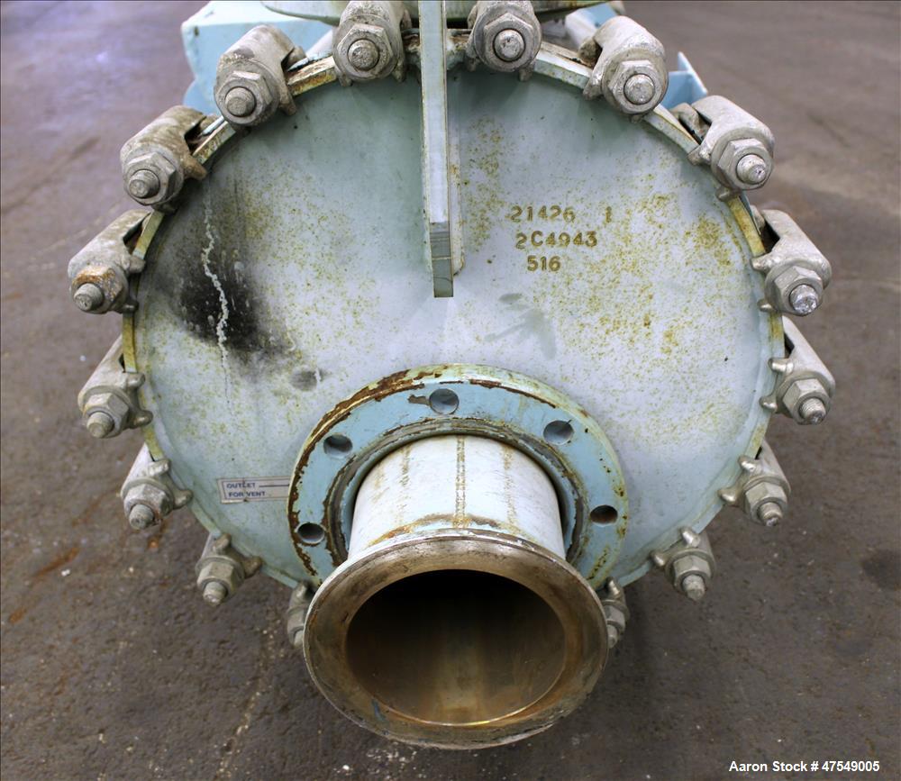 Used Alfa Laval Thermal Horizontal Spiral Heat Exchanger, Model 3-H, 50 Square