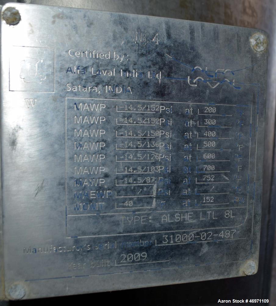 Used Alfa Laval Spiral Heat Exchanger