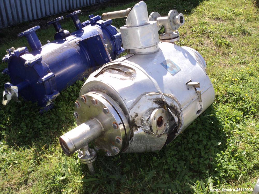 Used: Stainless Steel Alfa Laval Spiral Heat Exchanger, Model 284