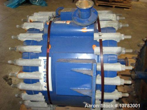 Used-Alfa Laval spiral type 1-V heat exchanger, 400 square feet. Max allowable working pressure: 150 psi at 400 deg F. Min d...