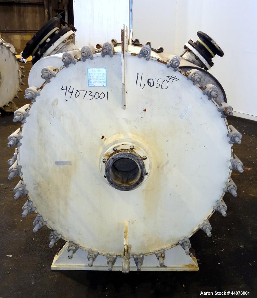 Used Stainless Steel Alfa-Laval Horizontal Spiral Heat Exchanger, Type 1-H