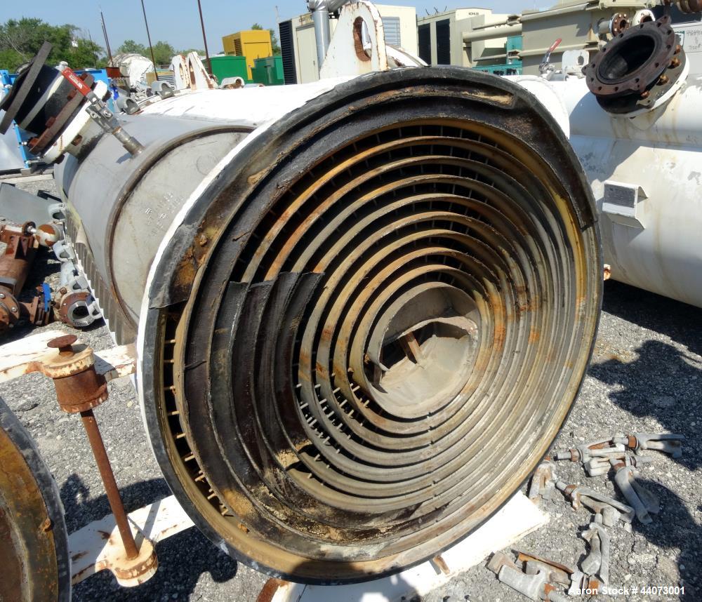 Used Stainless Steel Alfa-Laval Horizontal Spiral Heat Exchanger, Type 1-H
