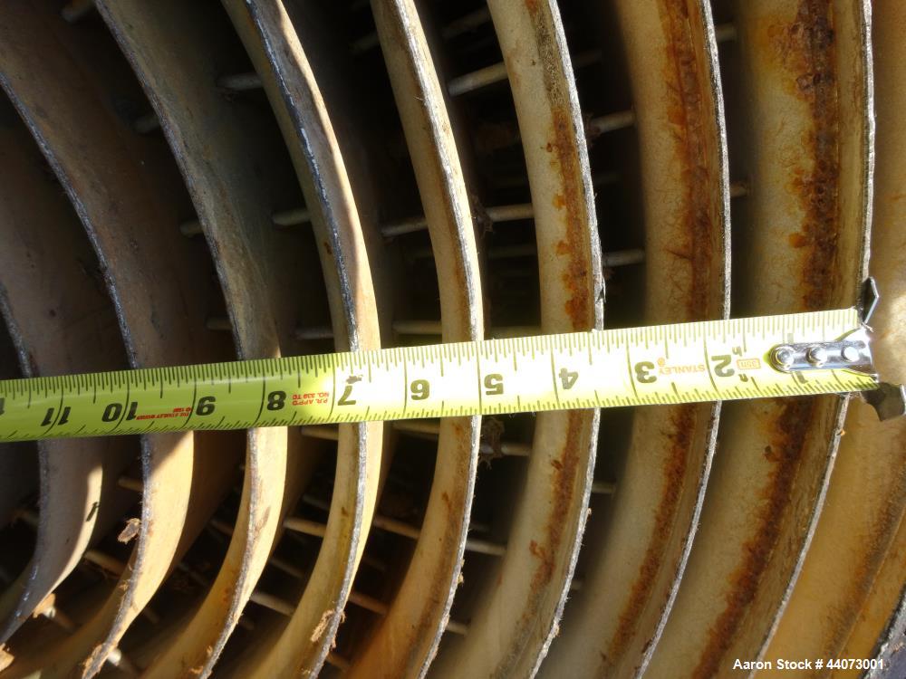 Used Stainless Steel Alfa-Laval Horizontal Spiral Heat Exchanger, Type 1-H