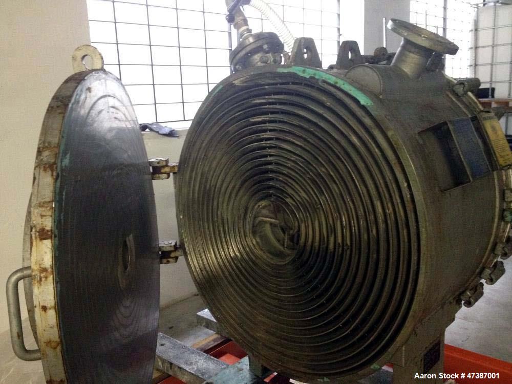 Used Alfa Laval Spiral Heat Exchanger, Model IH.
