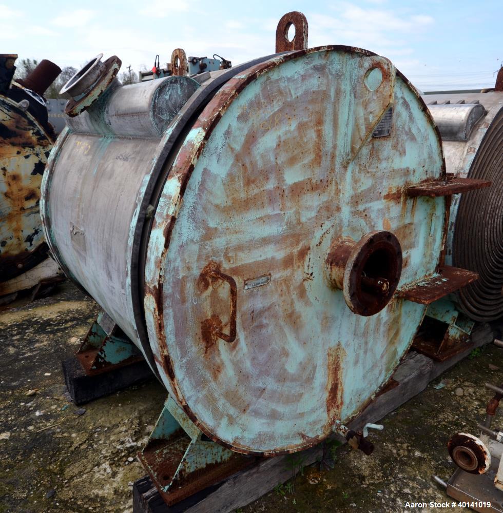 Used Stainless Steel American Heat Reclaiming Horizontal Spiral Heat Exchanger