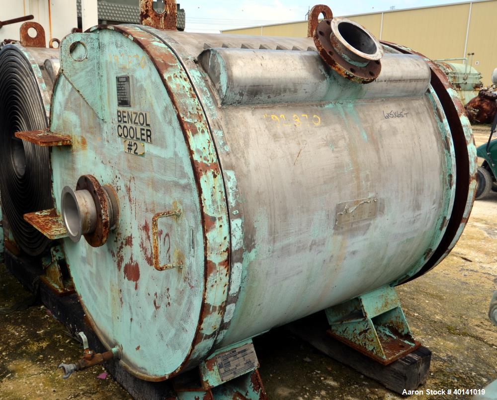 Used Stainless Steel American Heat Reclaiming Horizontal Spiral Heat Exchanger