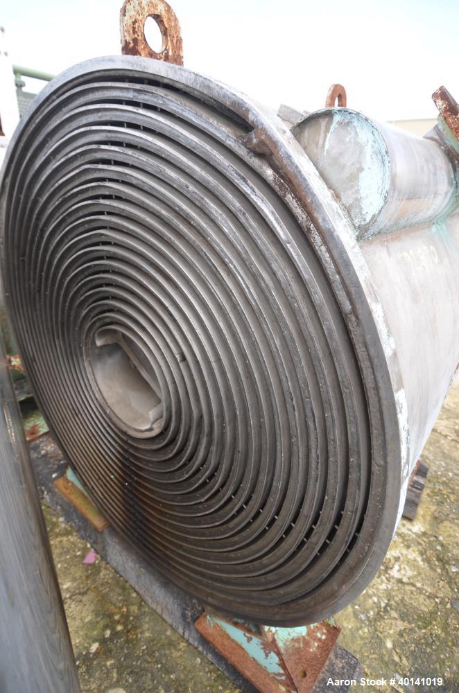 Used Stainless Steel American Heat Reclaiming Horizontal Spiral Heat Exchanger
