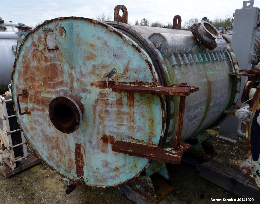 Used Stainless Steel American Heat Reclaiming Horizontal Spiral Heat Exchanger