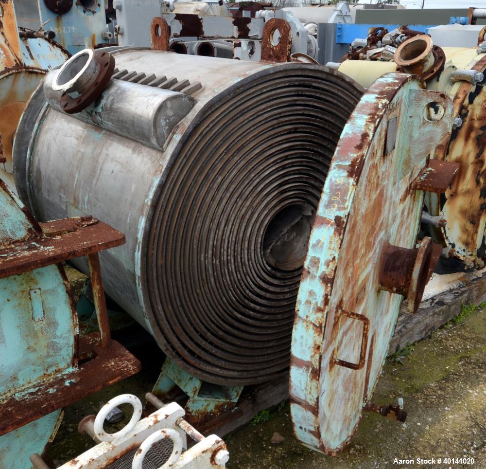 Used Stainless Steel American Heat Reclaiming Horizontal Spiral Heat Exchanger