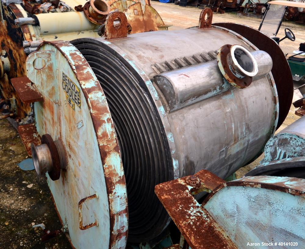 Used Stainless Steel American Heat Reclaiming Horizontal Spiral Heat Exchanger