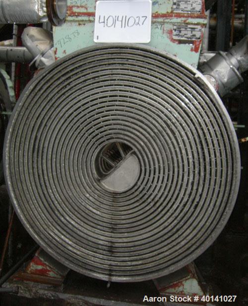 Used American Heat Reclaiming Horizontal Spiral Heat Exchanger, Type 1H
