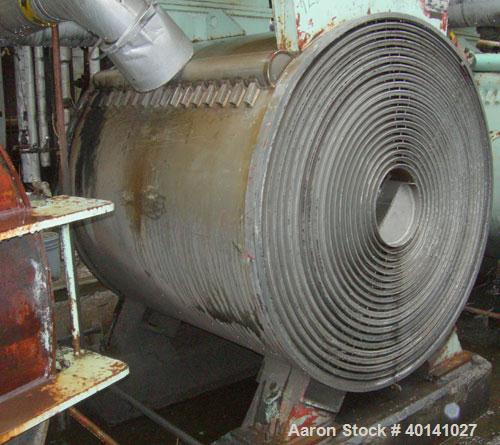 Used American Heat Reclaiming Horizontal Spiral Heat Exchanger, Type 1H