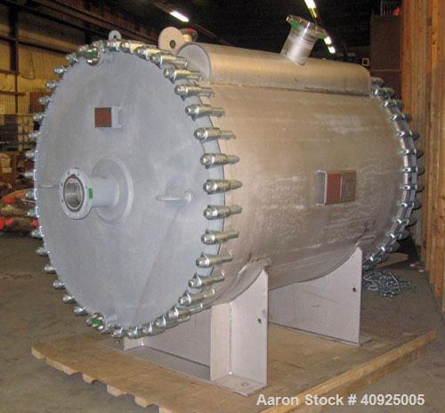 Unused-New (Never Installed) HES/VAAHTO S.H.E. 272 Square Meter (2928 Square Foot) Horizontal Spiral Heat Exchanger. Max allowable working pressure 10.35 bar (inner channel), 10.35 bar (outer channel...