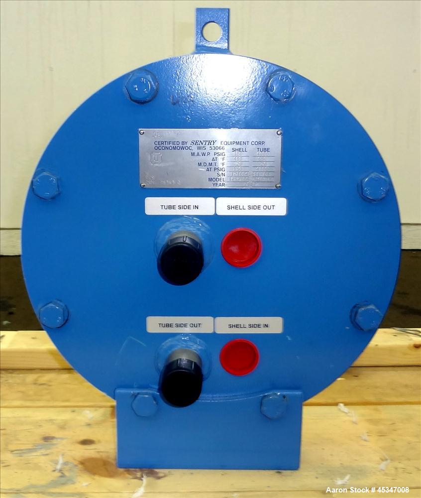 Unused-Sentry Spiral Heat Exchanger, Model PN 7-02890N