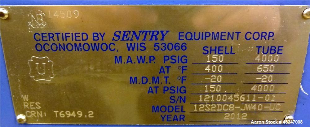 Unused-Sentry Spiral Heat Exchanger, Model PN 7-02890N